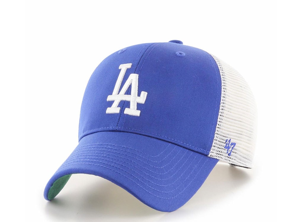 47Brand Los Angeles Dodgers Classic Blue and White Trucker Snapback Cap