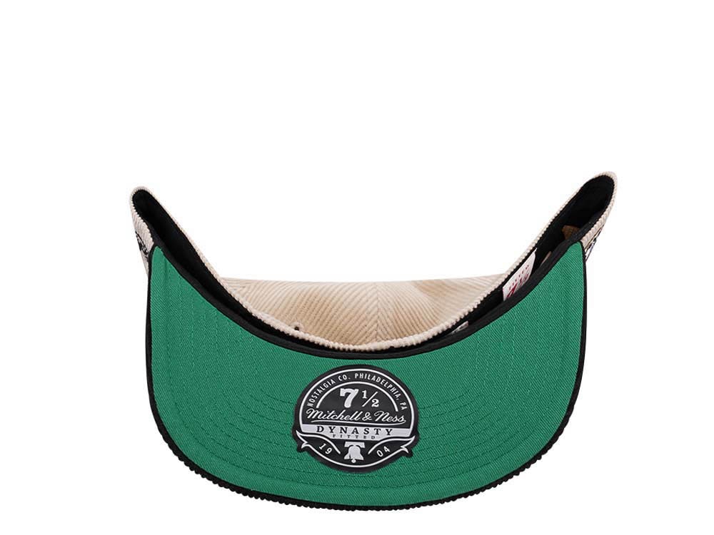 Mitchell & Ness Boston Celtics Finals 2008 Two Tone Hardwood Classic Cord Edition Dynasty Fitted Cap