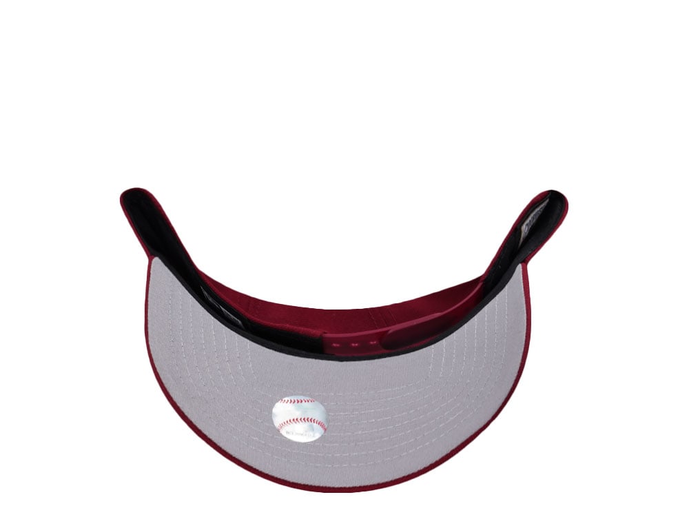 New Era Detroit Tigers Stadium Cardinal Red Prime Edition 9Forty A Frame Snapback Cap