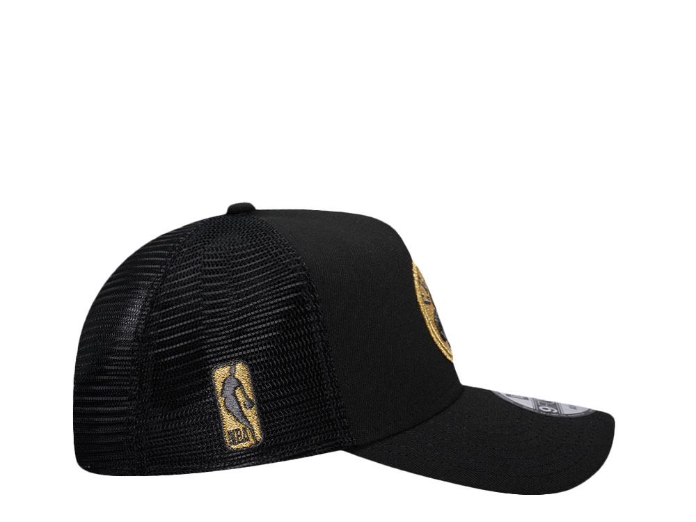 New Era Boston Celtics Black Gold Classic Trucker Edition A Frame 9Forty Cap