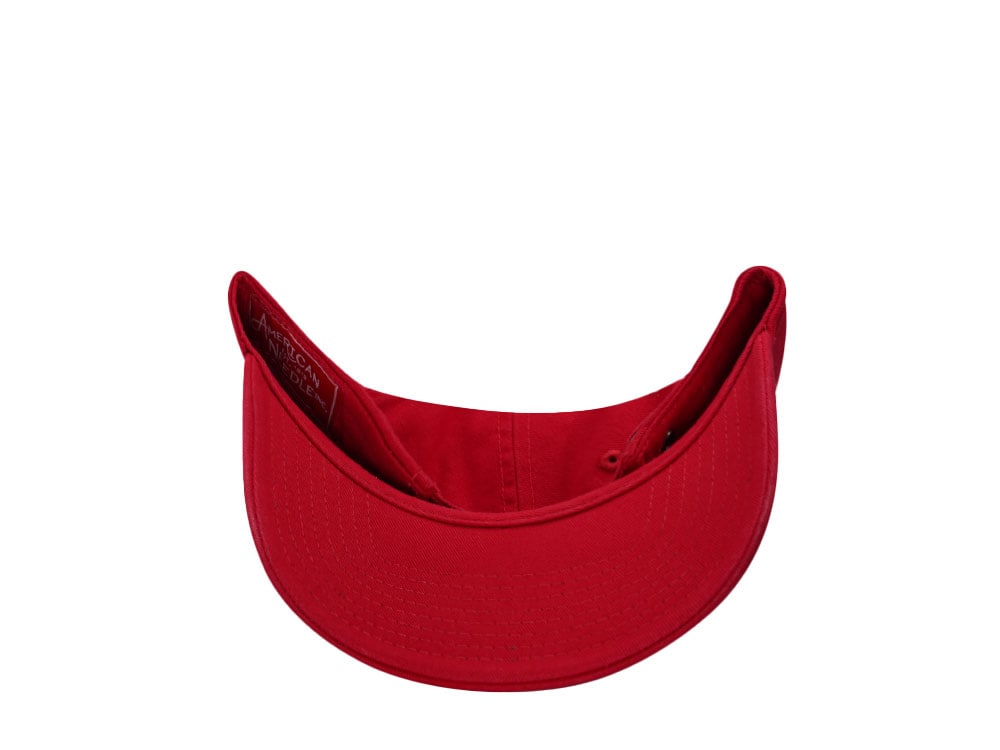 American Needle Hiroshima Carp Ballpark Red Strapback Cap
