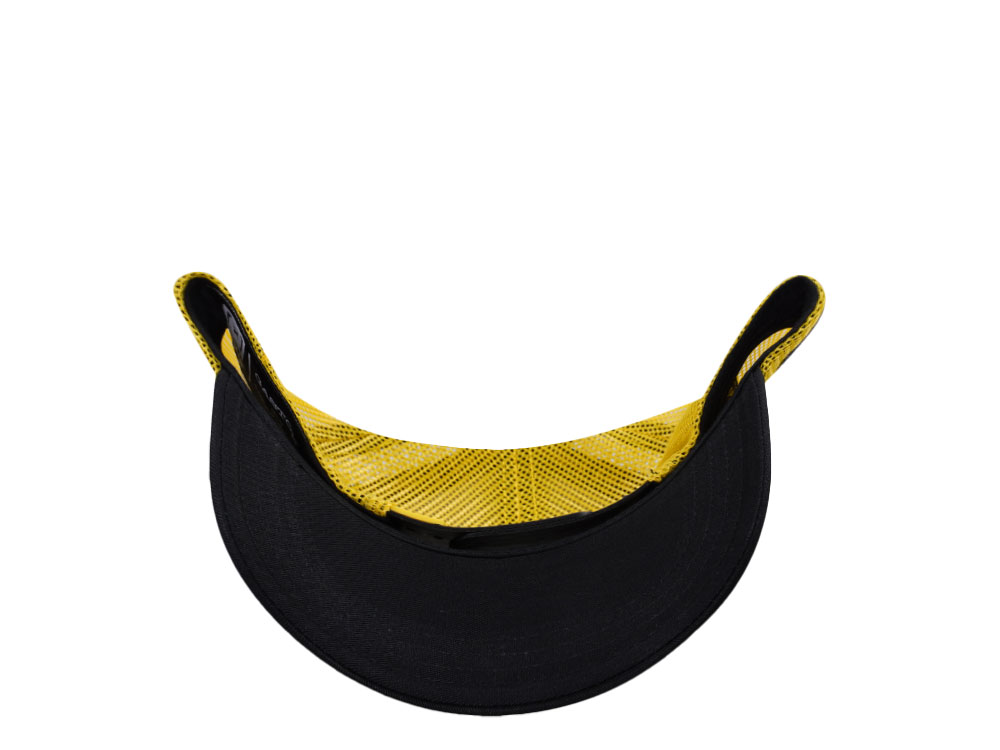 Capslab Gaston Black Yellow Trucker Snapback Cap