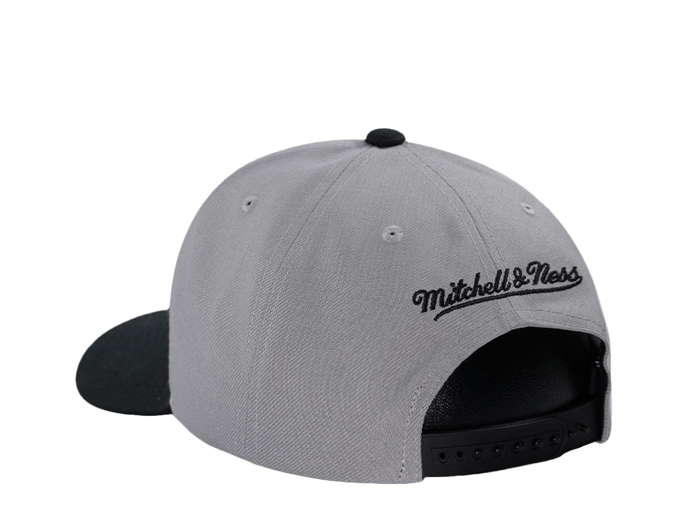 Mitchell & Ness Brooklyn Nets Pro Crown Fit Gray Snapback Cap