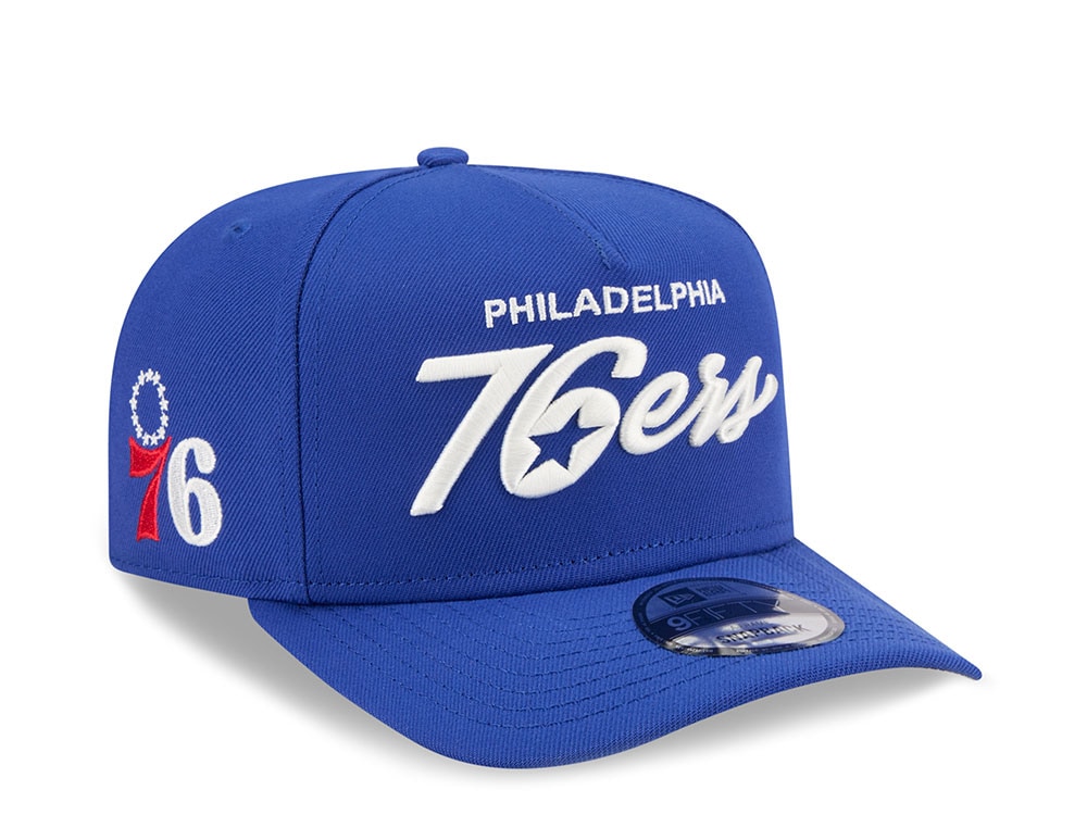 New Era Philadelphia 76ers Local Play 9Fifty A Frame Snapback Cap