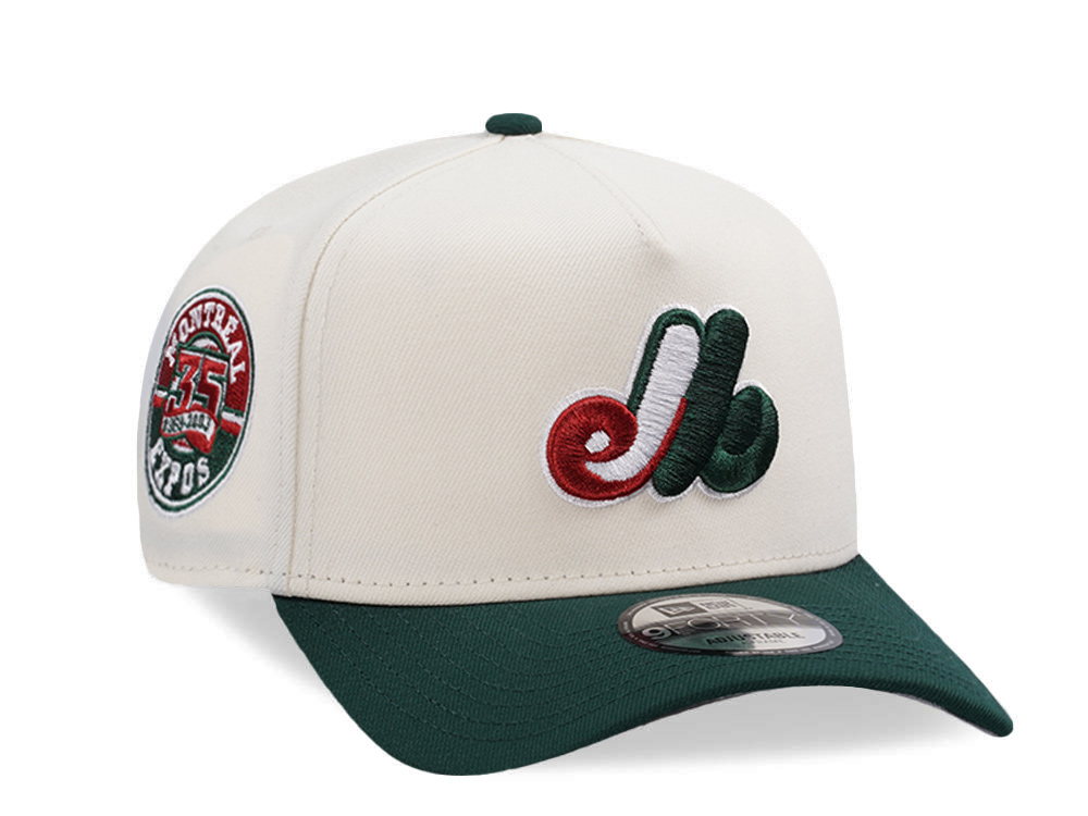 New Era Montreal Expos 35th Anniversary Chrome Two Tone Edition 9Forty A Frame Snapback Cap