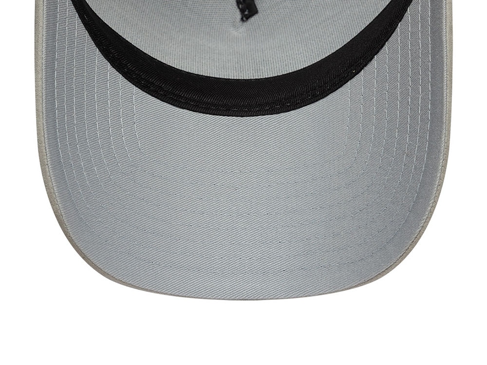 New Era Barcelona Fc Faux Suede Gray Edition 9Forty A Frame Trucker Snapback Cap