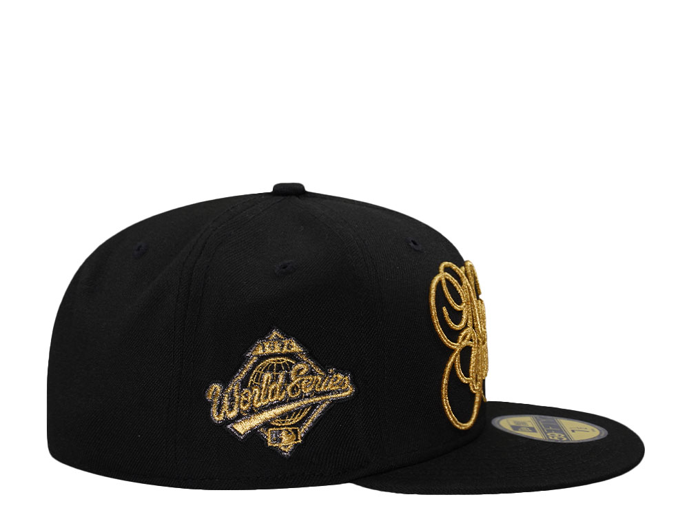 New Era New York Yankees World Series 1996 Black Gold Prime Edition 59Fifty Fitted Cap