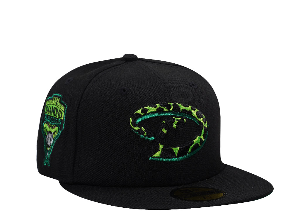 New Era Arizona Diamondbacks Inaugural Season 1998 Black Prime Edition 59Fifty Fitted Cap