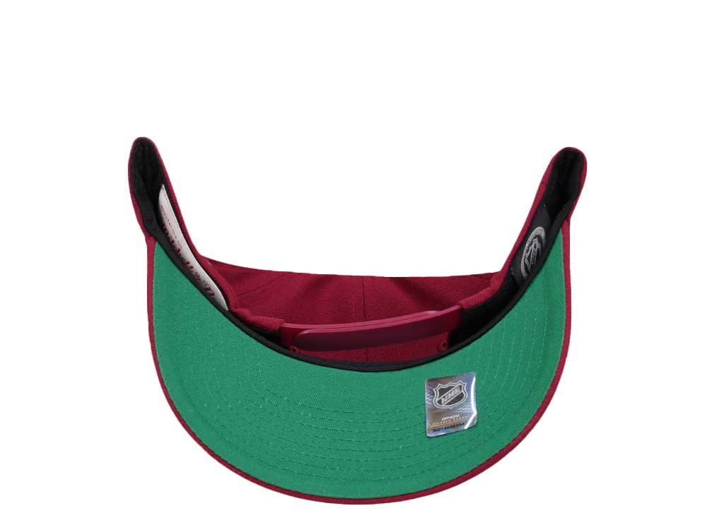 Mitchell & Ness Colorado Avalanche Team Ground 2.0 Pro Maroon Snapback Cap