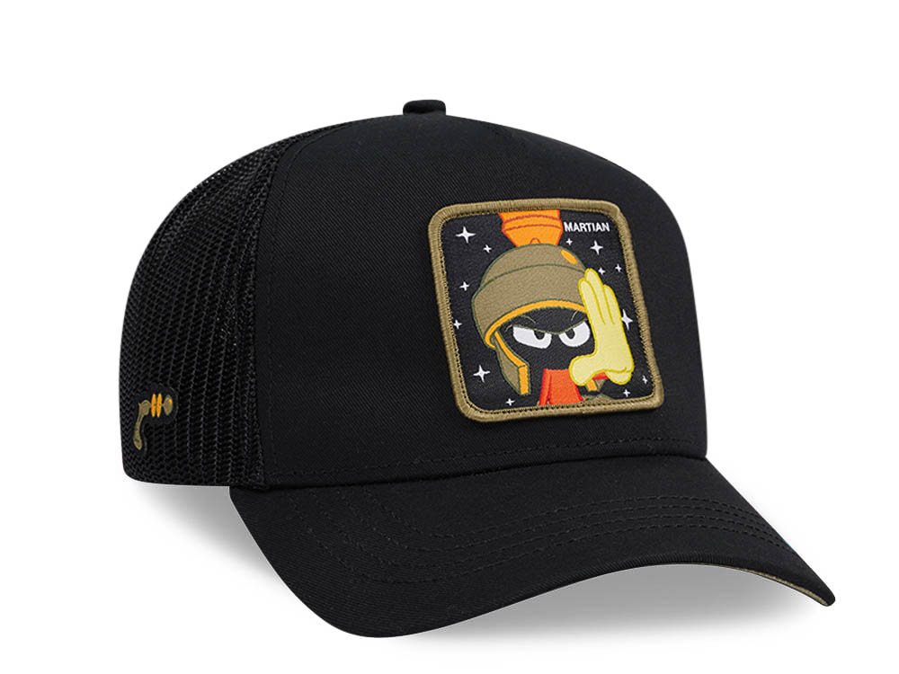 Capslab Looney Tunes Martian Black Trucker Snapback Cap