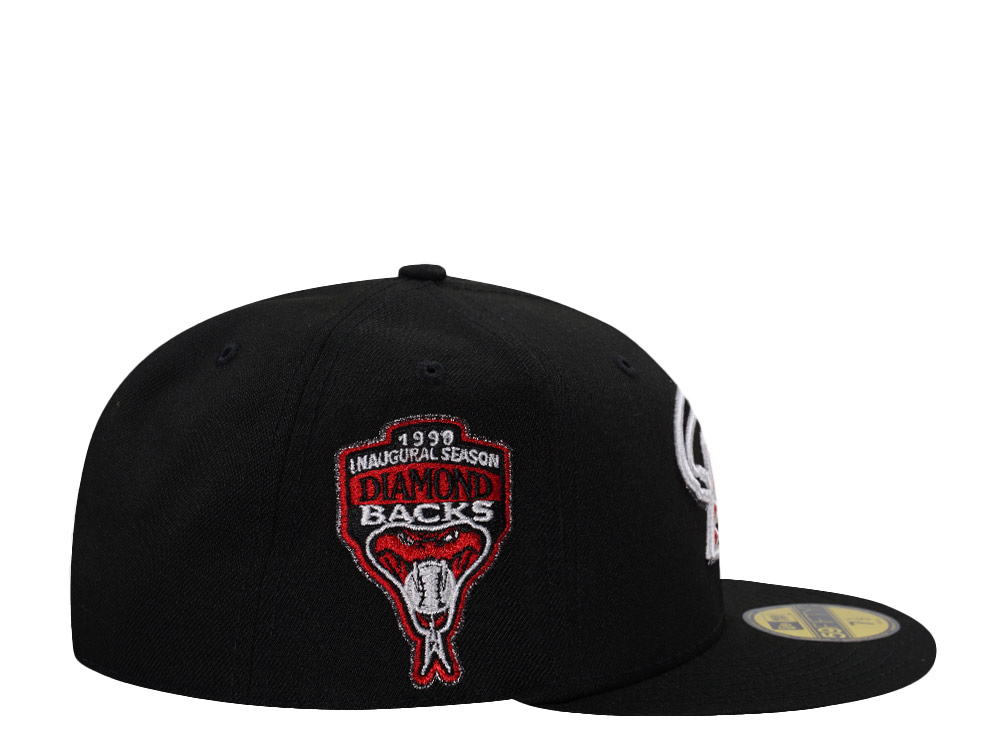 New Era Arizona Diamondbacks Inaugural Season 1998 Black Prime Edition 59Fifty Fitted Cap