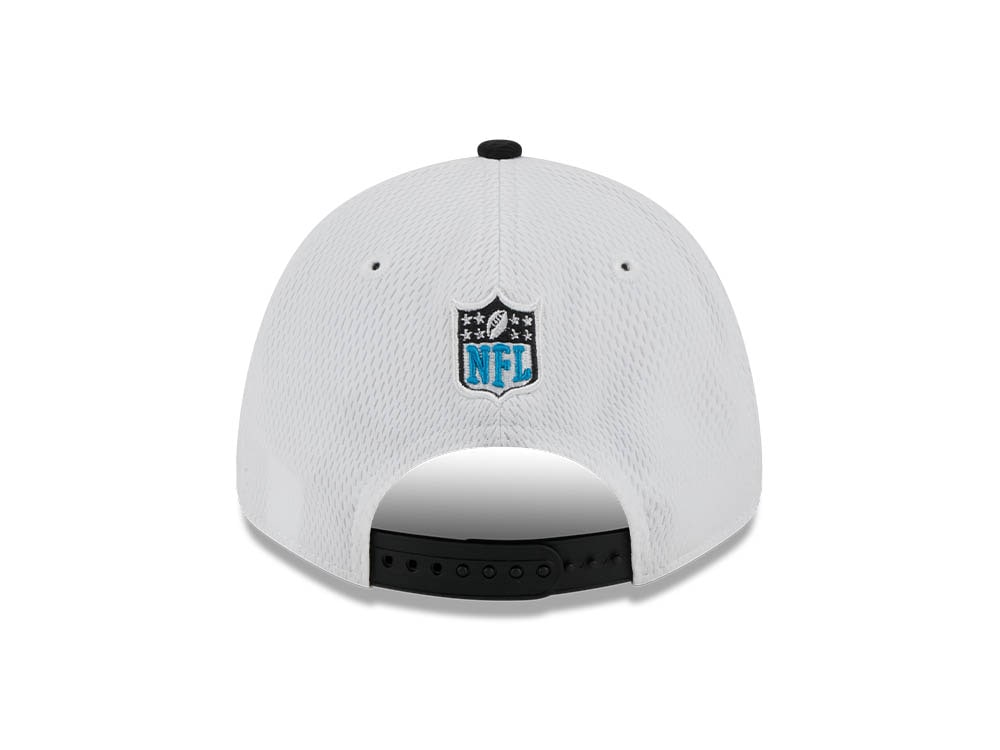 New Era Carolina Panthers NFL Sideline 2023 Black White  9Forty Snapback Cap