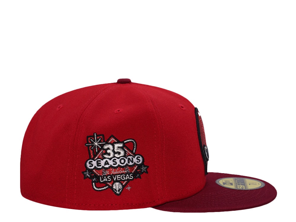 New Era Las Vegas 51s 35 Seasons Red Two Tone Edition 59Fifty Fitted Cap