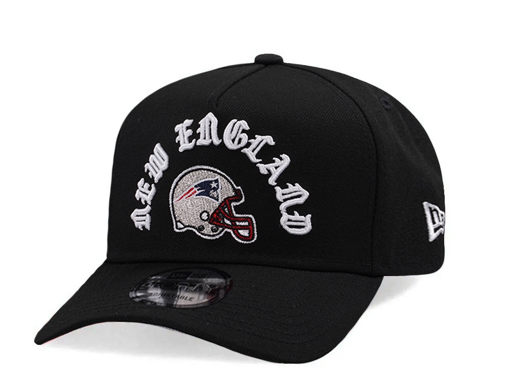 New Era New England Patriots Helmet Black Prime Edition 9Forty A Frame Snapback Cap
