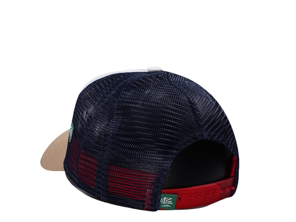 Djinns HFT Simply Livin White Coastal Edition Trucker Snapback Cap