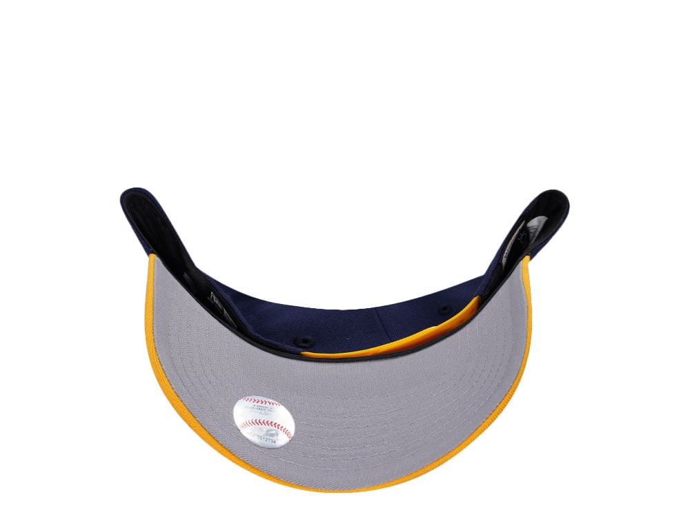 New Era Milwaukee Brewers Navy Classic Two Tone 9Forty A Frame Snapback Cap