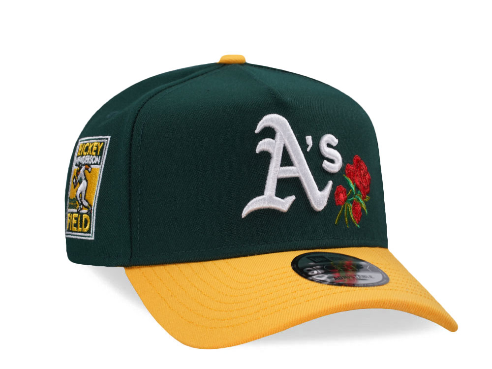 New Era Oakland Athletics Rickey Henderson Two Tone Edition 9Forty A Frame Snapback Cap
