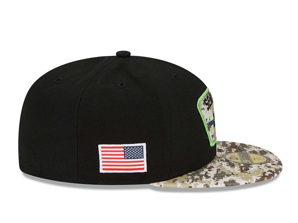 New Era Seattle Seahawks Salute to Service 21 59Fifty Fitted Cap