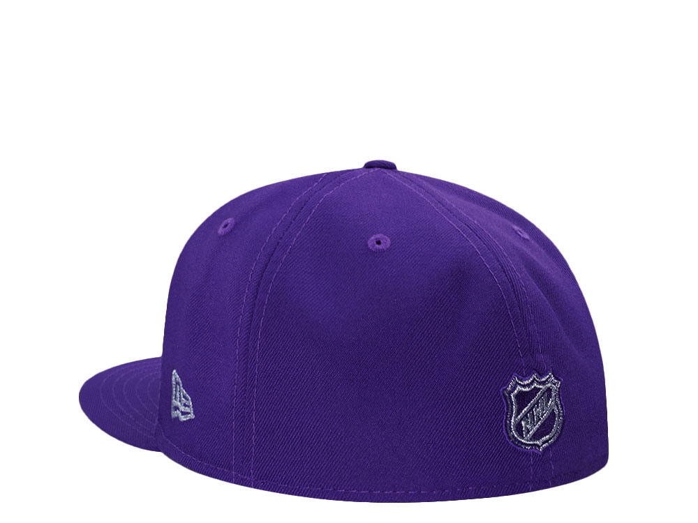 New Era Utah Mammoth Inaugural Season 2024 Purple Prime Edition 59Fifty Fitted Cap
