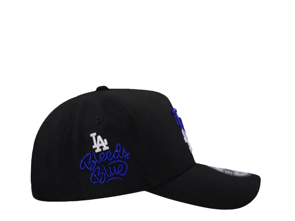 New Era Los Angeles Dodgers Blue Bleeds Black Prime Edition 9Forty A Frame Snapback Cap
