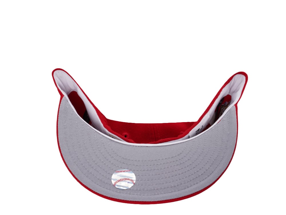 New Era Los Angeles Dodgers 40th Anniversary Scarlet Red Prime Edition 59Fifty Fitted Cap