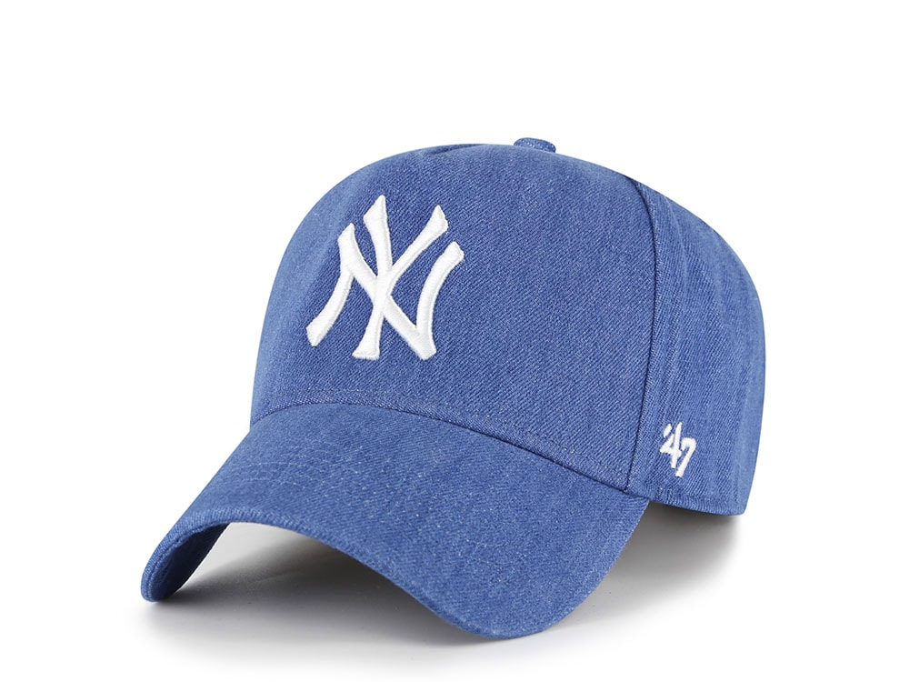 47Brand New York Yankees Timber Blue Denim Edition MVP Snapback Cap