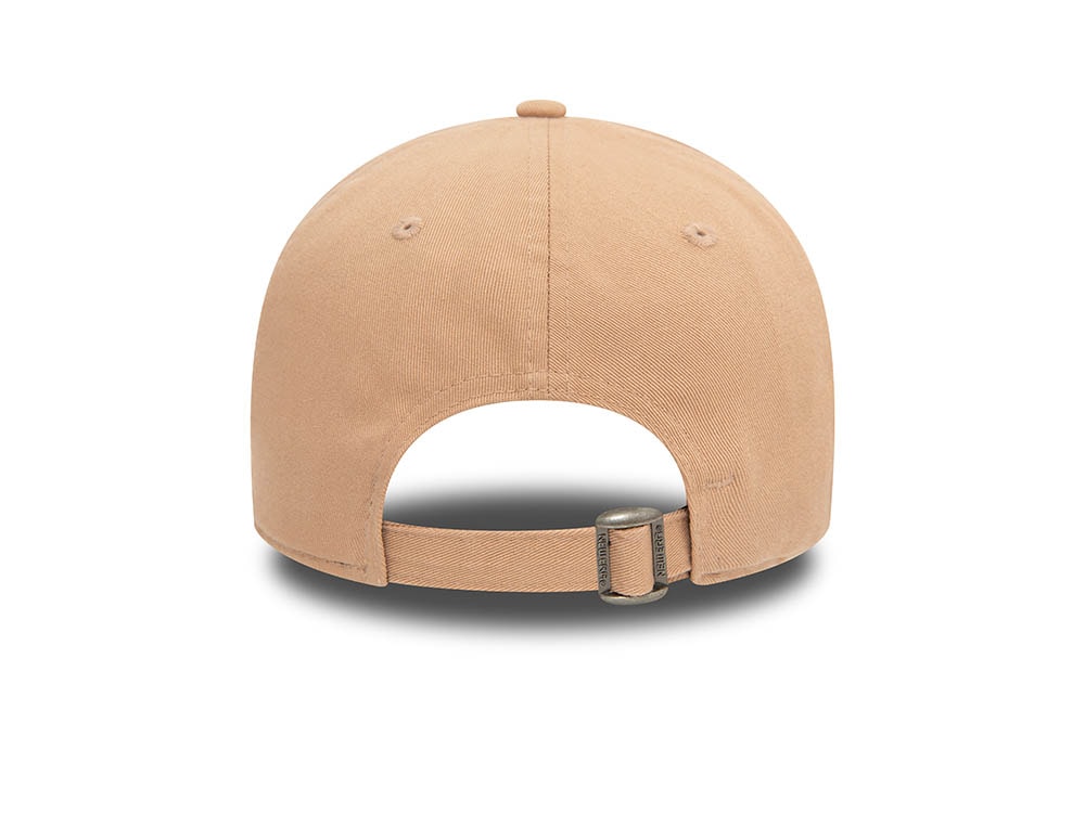 New Era Logo Beige 9Forty Strapback Cap