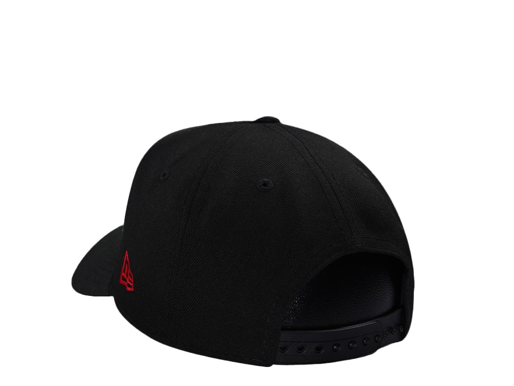 New Era Kansas City Chiefs 50th Anniversary Black Edition 9Forty A Frame Snapback Cap