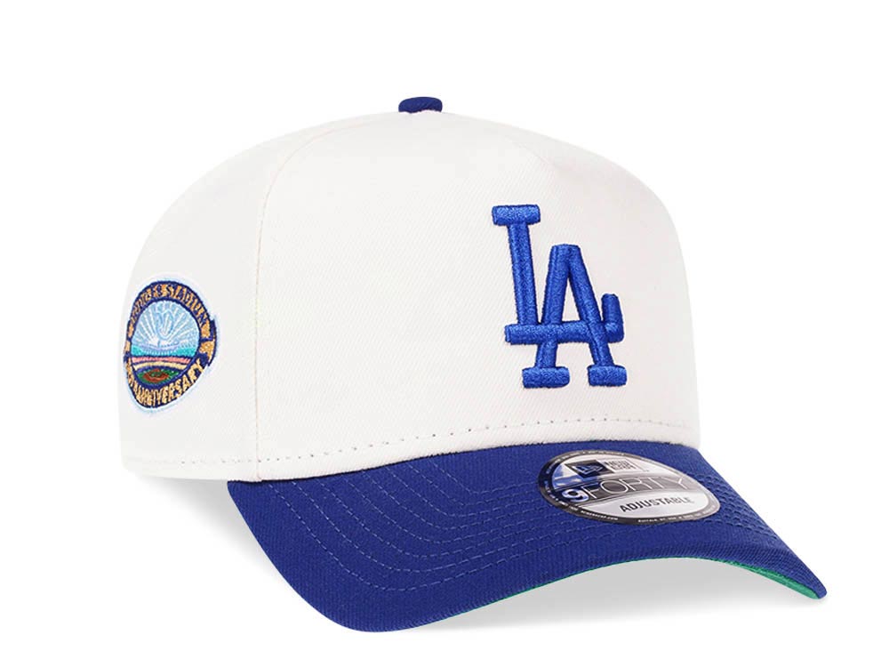 New Era Los Angeles Dodgers Stadium 50th Anniversary Chrome Two Tone 9Forty A Frame Snapback Cap TOPPERZSTORE.CO.UK