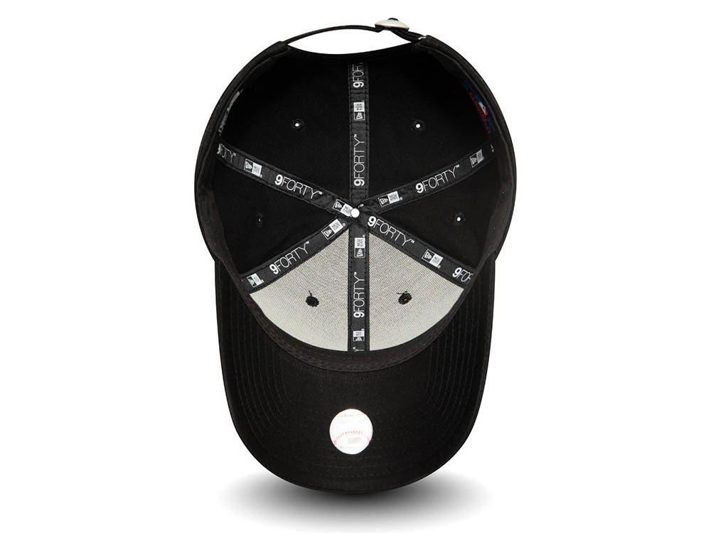 New Era Los Angeles Dodgers League Essential Black 9Forty Strapback Cap