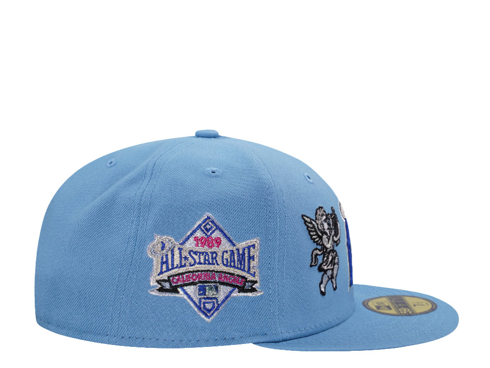 New Era Anaheim Angels All Star Game 1989 Cupids Sky Blue Prime Edition 59Fifty Fitted Cap