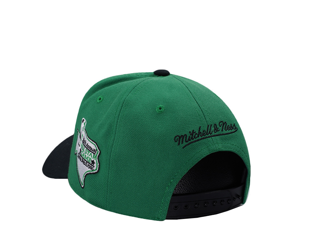Mitchell & Ness Dallas Mavericks NBA In The City Green Edition Pro Pinch Fit Snapback Cap