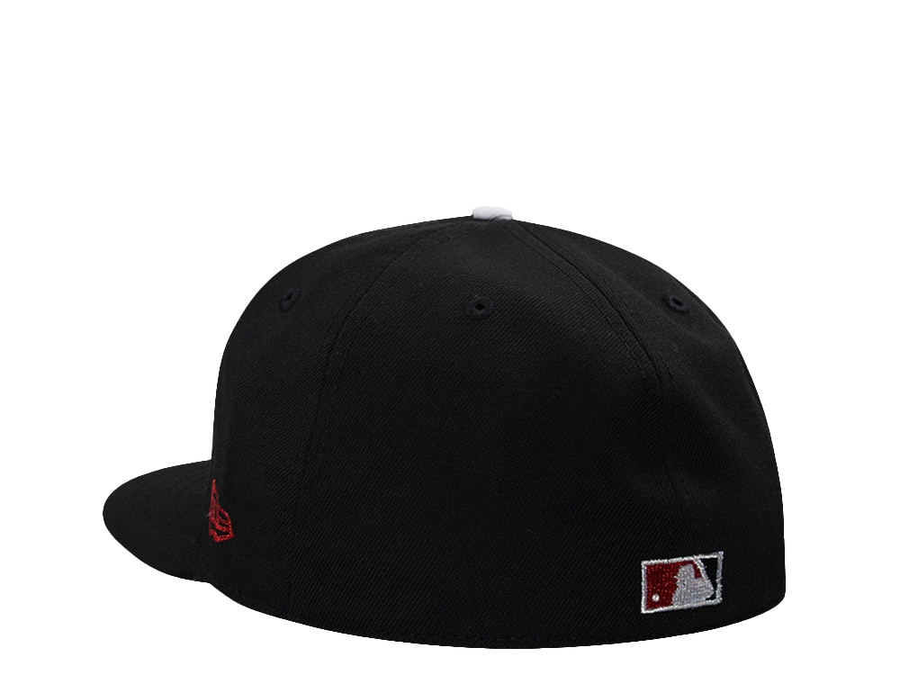 New Era Anaheim Angels 50th Anniversary Black Prime Edition 59Fifty Fitted Cap