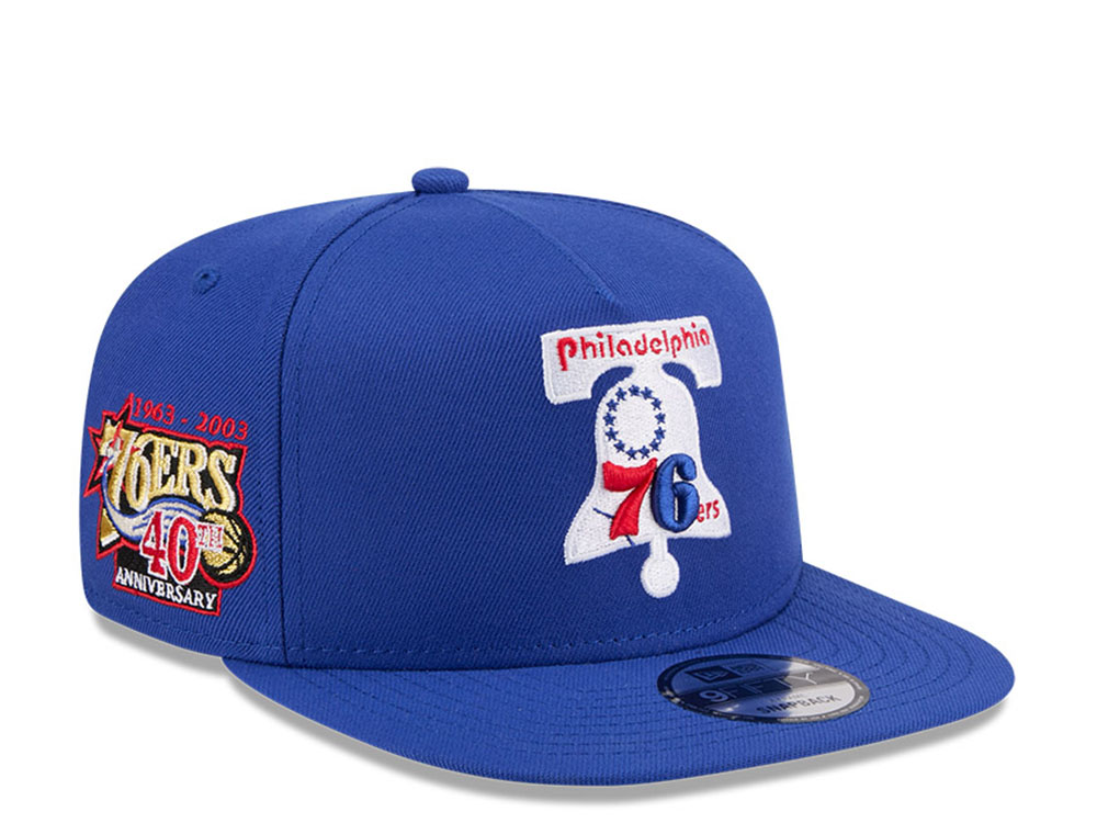 New Era Philadelphia 76ers 40th Anniversary HWC Edition 9Fifty A Frame Snapback Cap