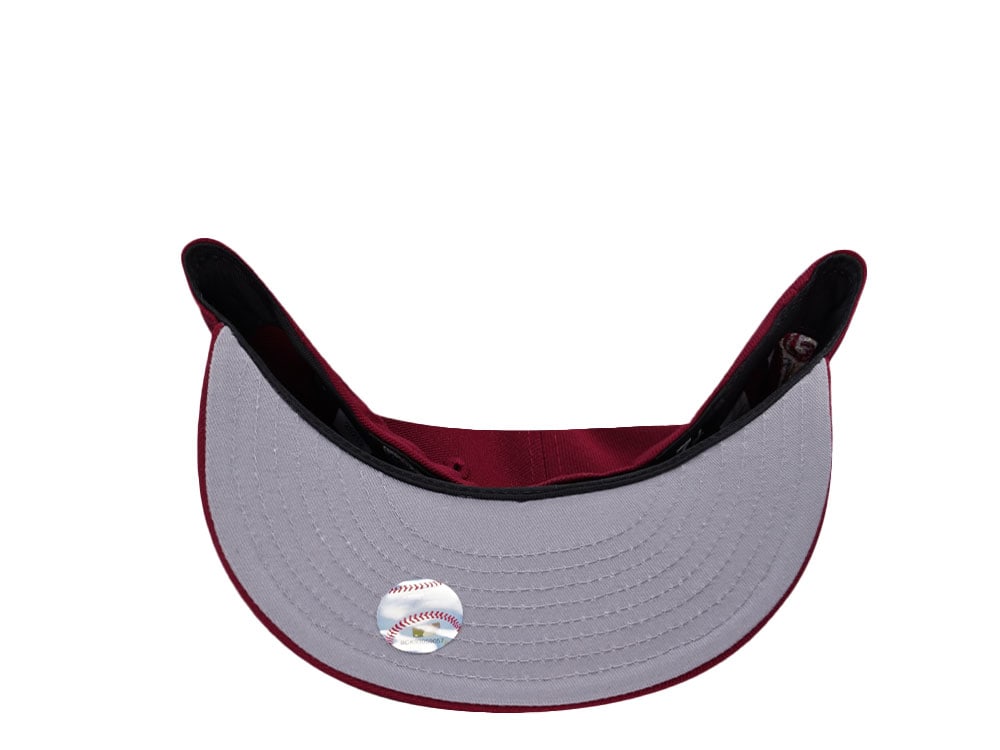New Era Philadelphia Phillies World Series 2008 Cardinal Red Prime Edition 59Fifty Fitted Cap