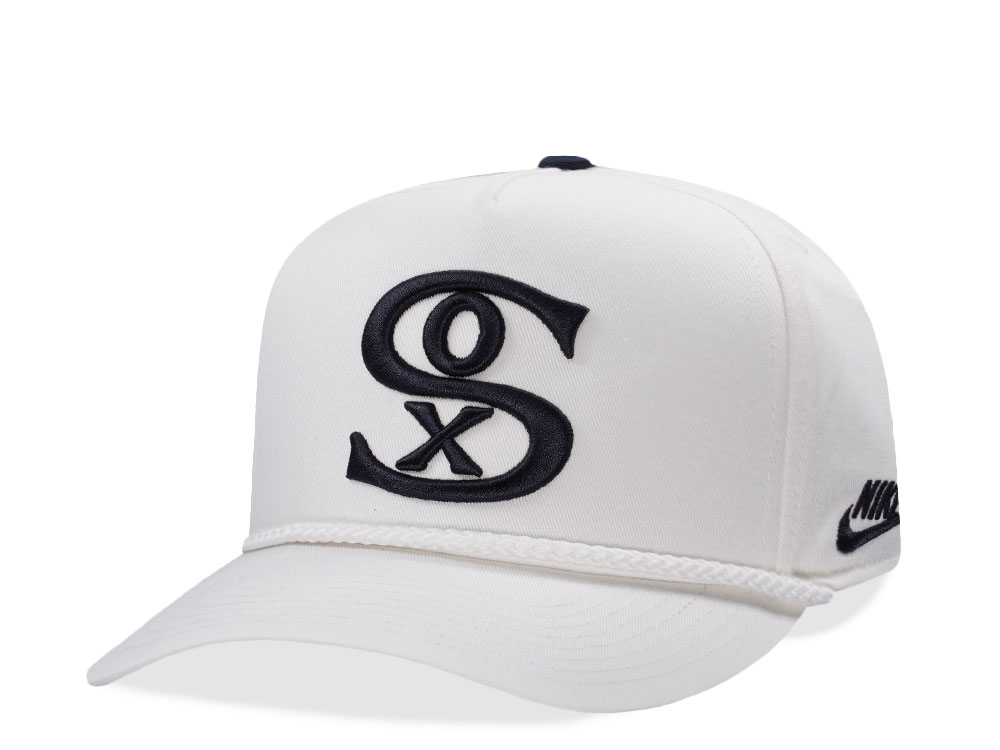 Nike Chicago White Sox 1986-85 Cooperstown White Edition Snapback Cap