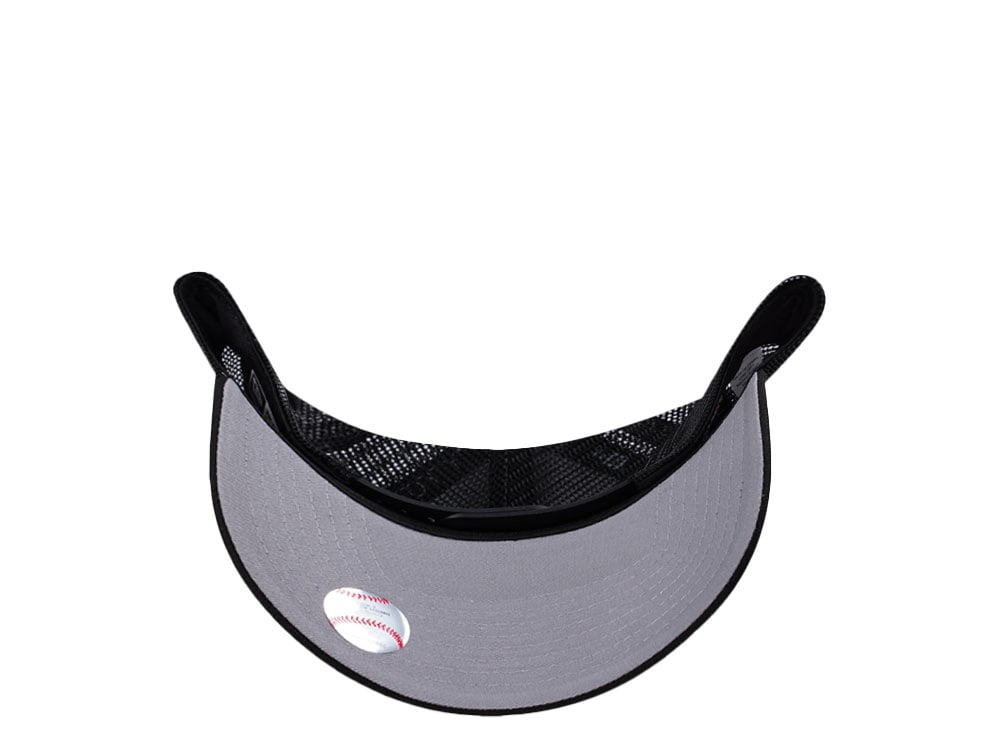 New Era Los Angeles Dodgers Tokyo Series 2025 Black Prime Edition 9Forty A Frame Trucker Snapback Cap