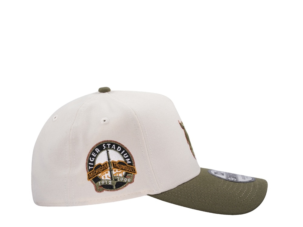 New Era Detroit Tigers Stadium Series Cream Two Tone Edition 9Forty A Frame Snapback Cap