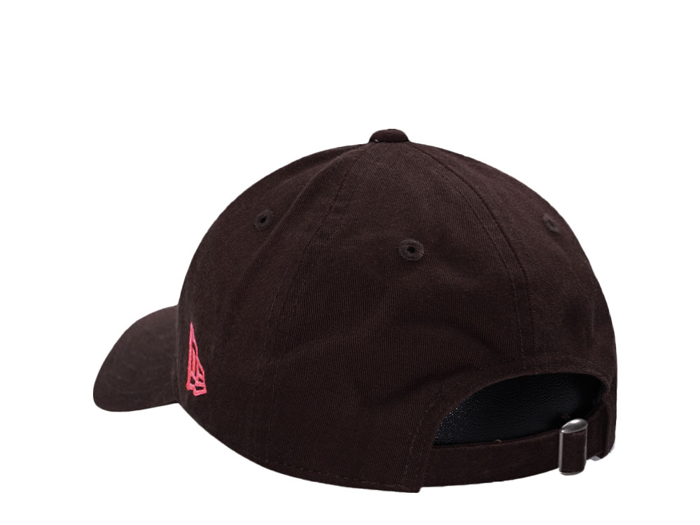 New Era California Angels Glowy Pink Script Edition 9Twenty Strapback Cap