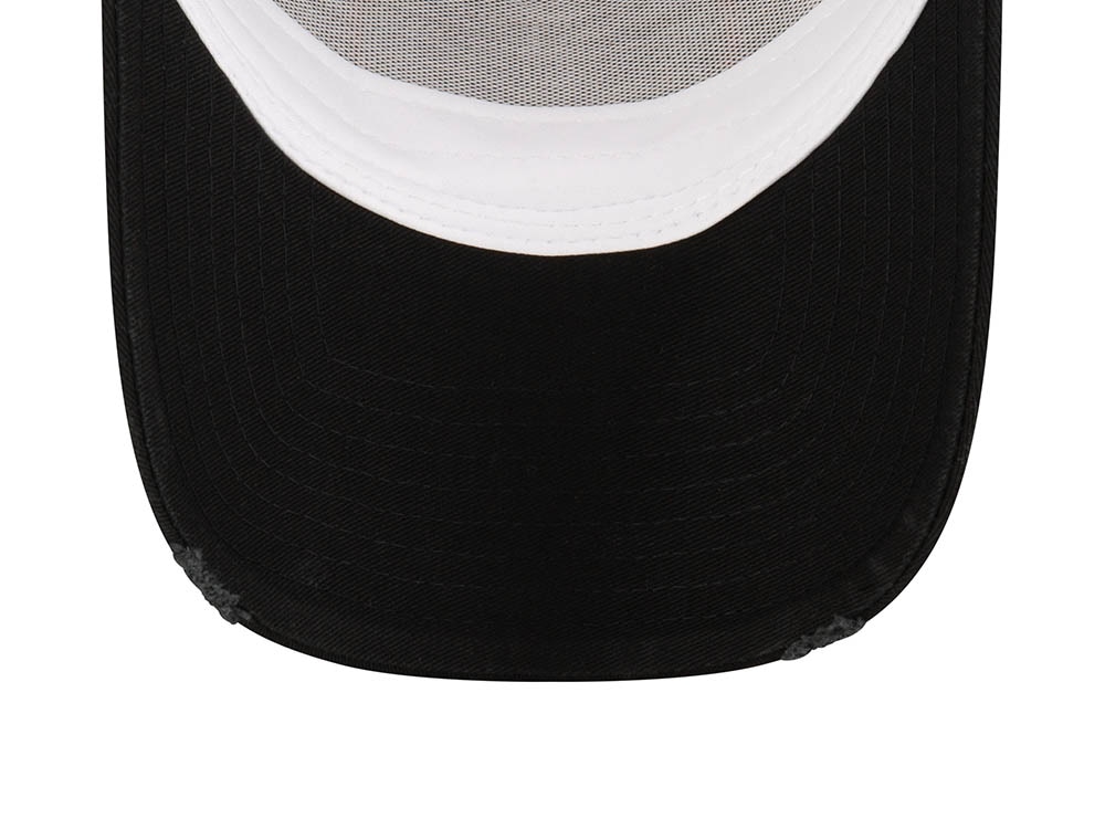 New Era Hot Hoods Racing Black Trucker A Frame Snapback Cap