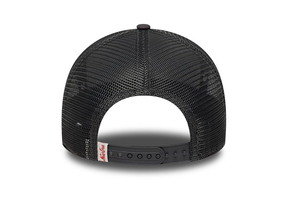 New Era Distressed Charcoal Edition 9Forty A Frame Trucker Snapback Cap