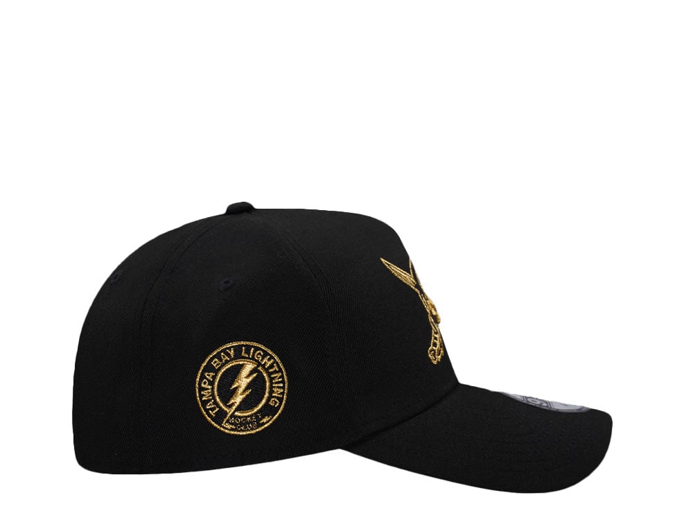New Era Tampa Bay Lightning Gasparilla Gold Edition 9Forty A Frame Snapback Cap