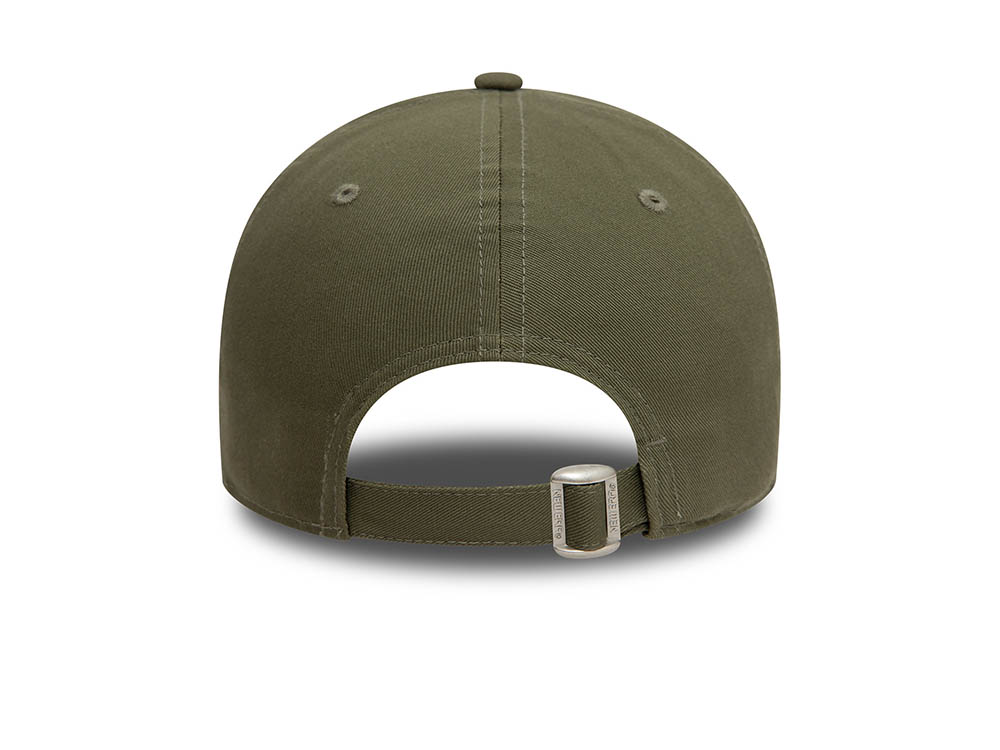 New Era Los Angeles Lakers Team Outline Olive 9Forty Strapback Cap