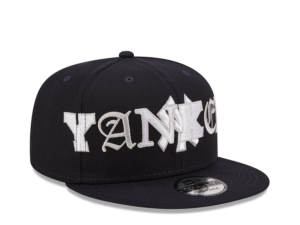 New Era New York Yankees Team Typography 9Fifty Snapback Cap