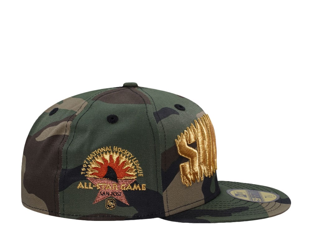 New Era San Jose Sharks All Star Game 1997 Camo Prime Edition 59Fifty Fitted Cap