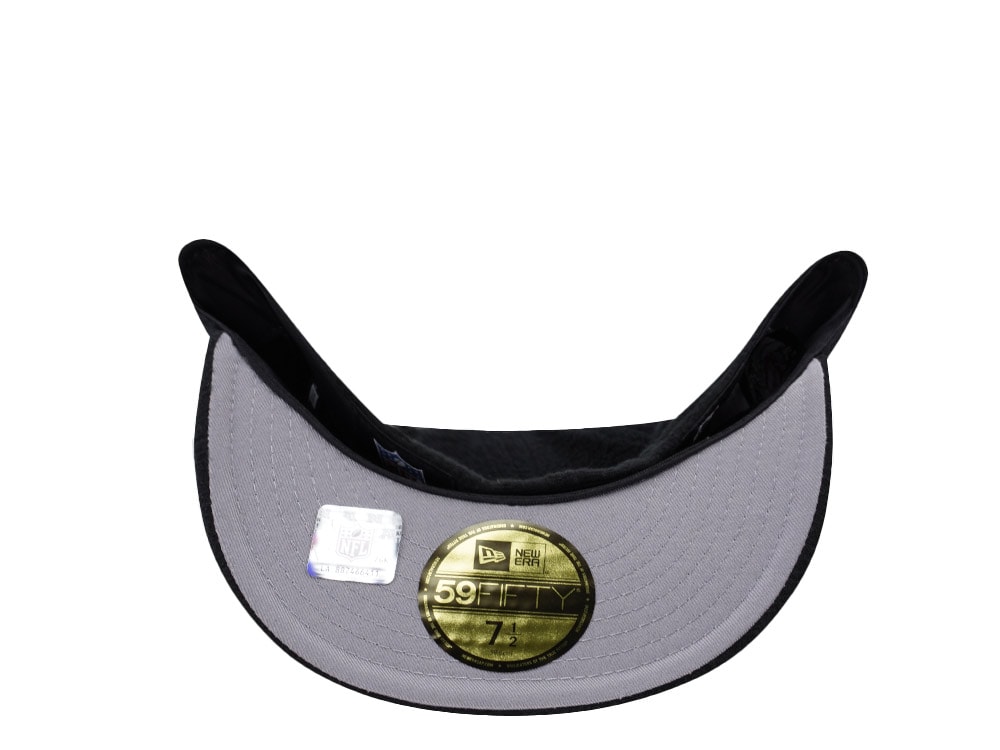 New Era Buffalo Bills 25th Anniversary Black Prime Fleece Edition 59Fifty Fitted Cap