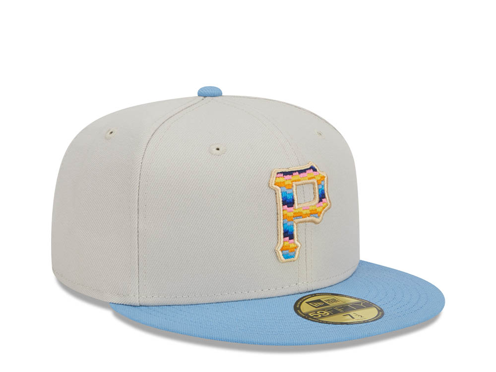 New Era Pittsburgh Pirates Beachfront Stone Two Tone Edition 59Fifty Fitted Cap