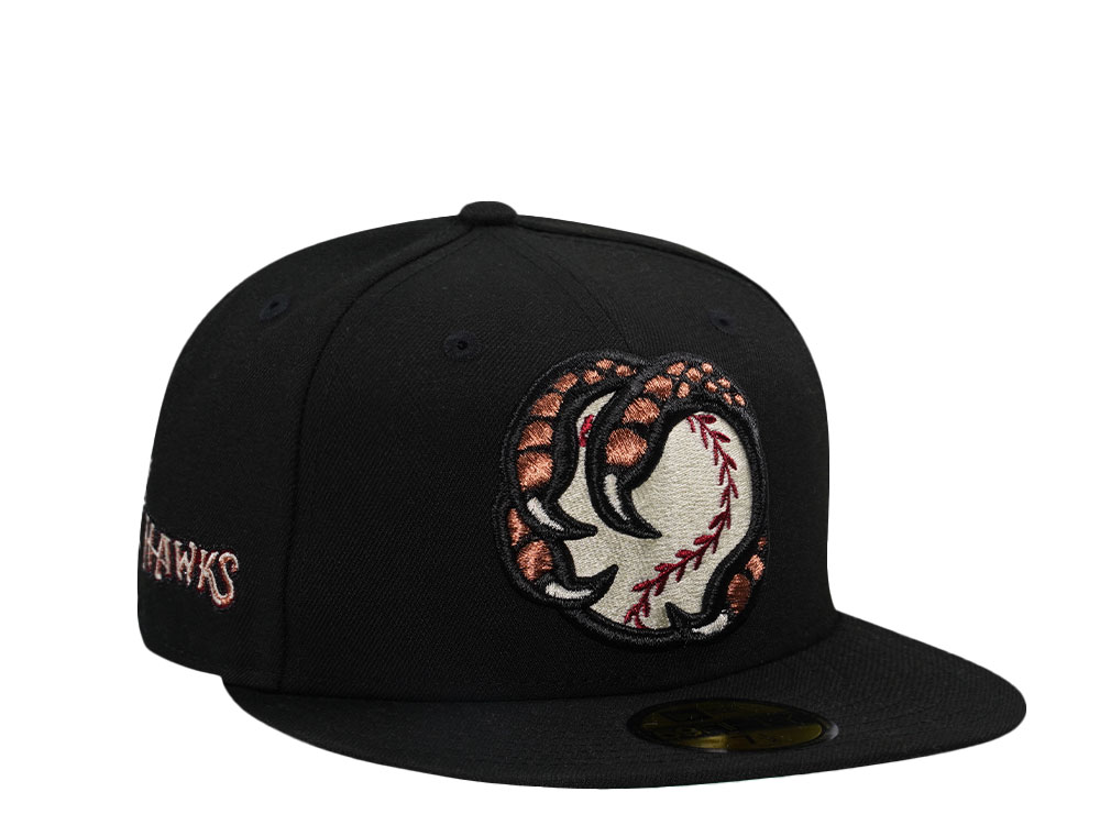 New Era Boise Hawks Black Throwback Edition 59Fifty Fitted Cap