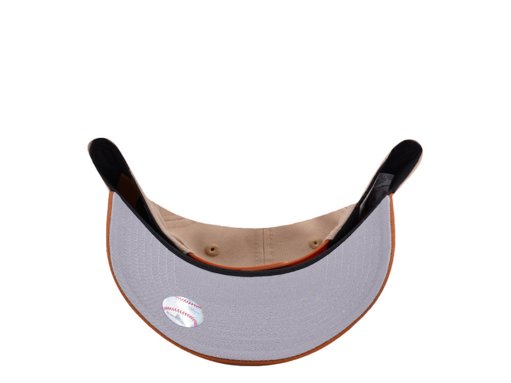 New Era New York Mets World Series 2000 Pumpkin Spice Edition 9Forty A Frame Snapback Cap