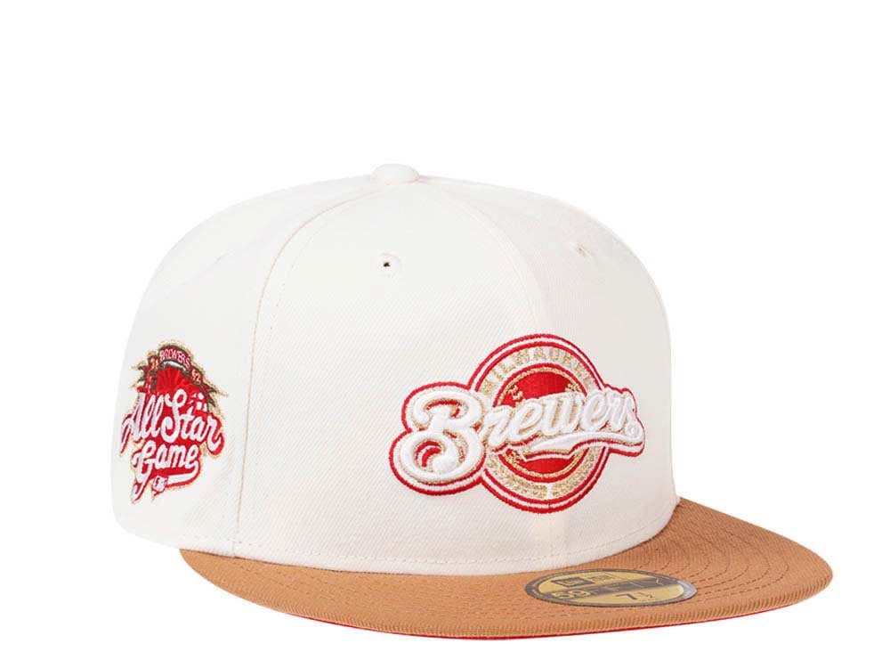 New Era Milwaukee Brewers All Star Game 2002 Creame Dome Edition 59Fifty Fitted Cap